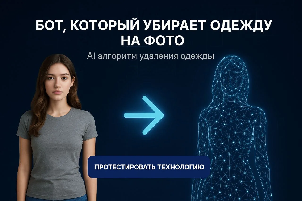 Бот убирает одежду с фото