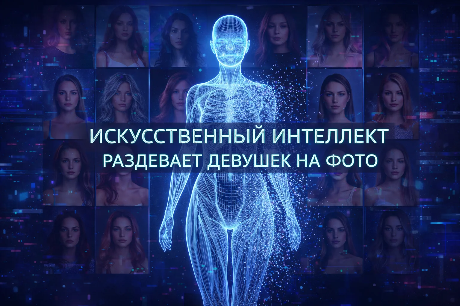 Искусственный интеллект раздевающий девушек