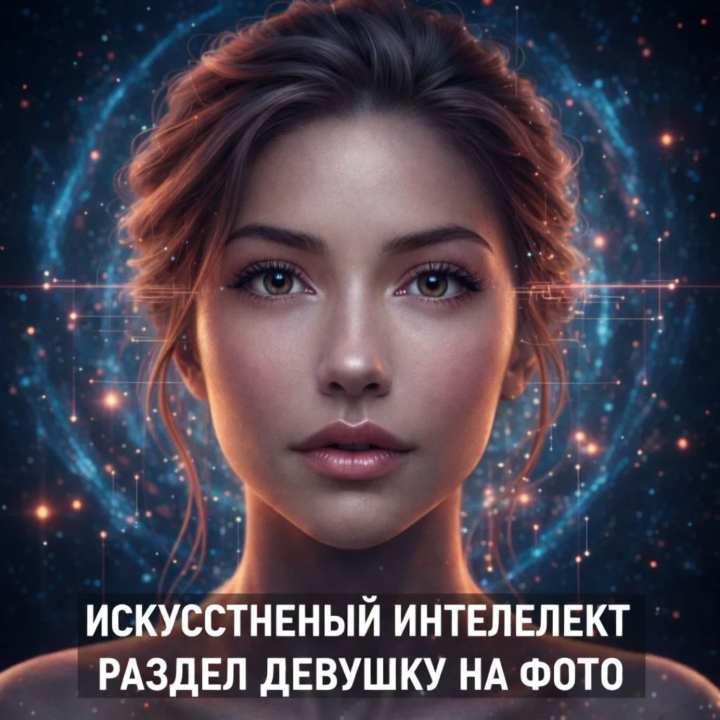 искусственный интеллект раздел девушку на фото