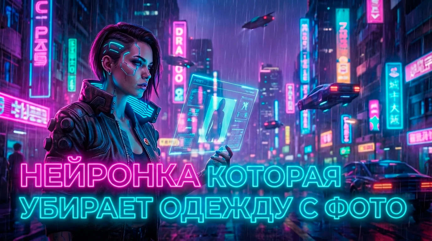 Нейронка которая убирает одежду с фото